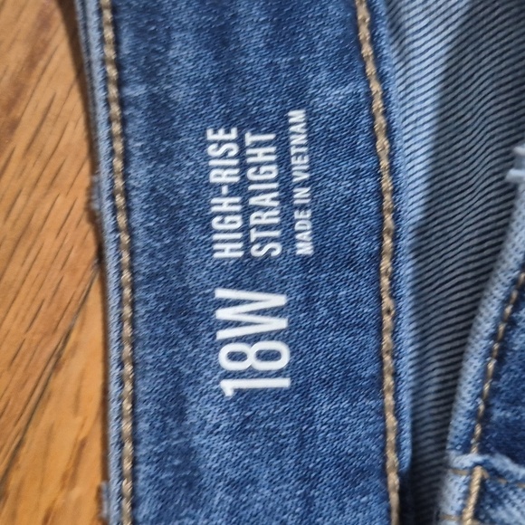 A.N.A High-Rise 5 Pocket Straight Stretchy Jeans Sz 18W - Picture 10 of 11